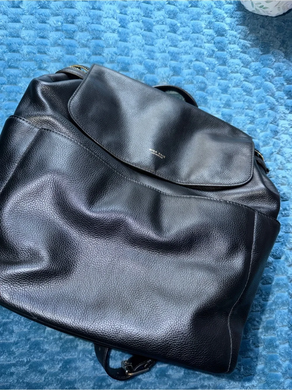 Mina Baie Black Baby Backpack Bag